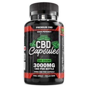 Buy High Potency CBD Capsules  3000mg